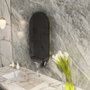 Hanah Home Espejo Ecológico Flotal-E Gris Oscuro y Dorado